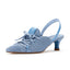 Knit Lace-Up Sneaker Heels