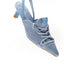 Knit Lace-Up Sneaker Heels