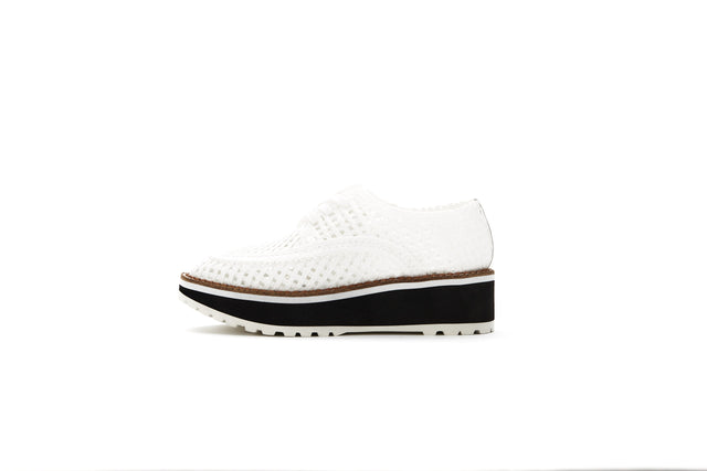 Raffia Platform Sneakers