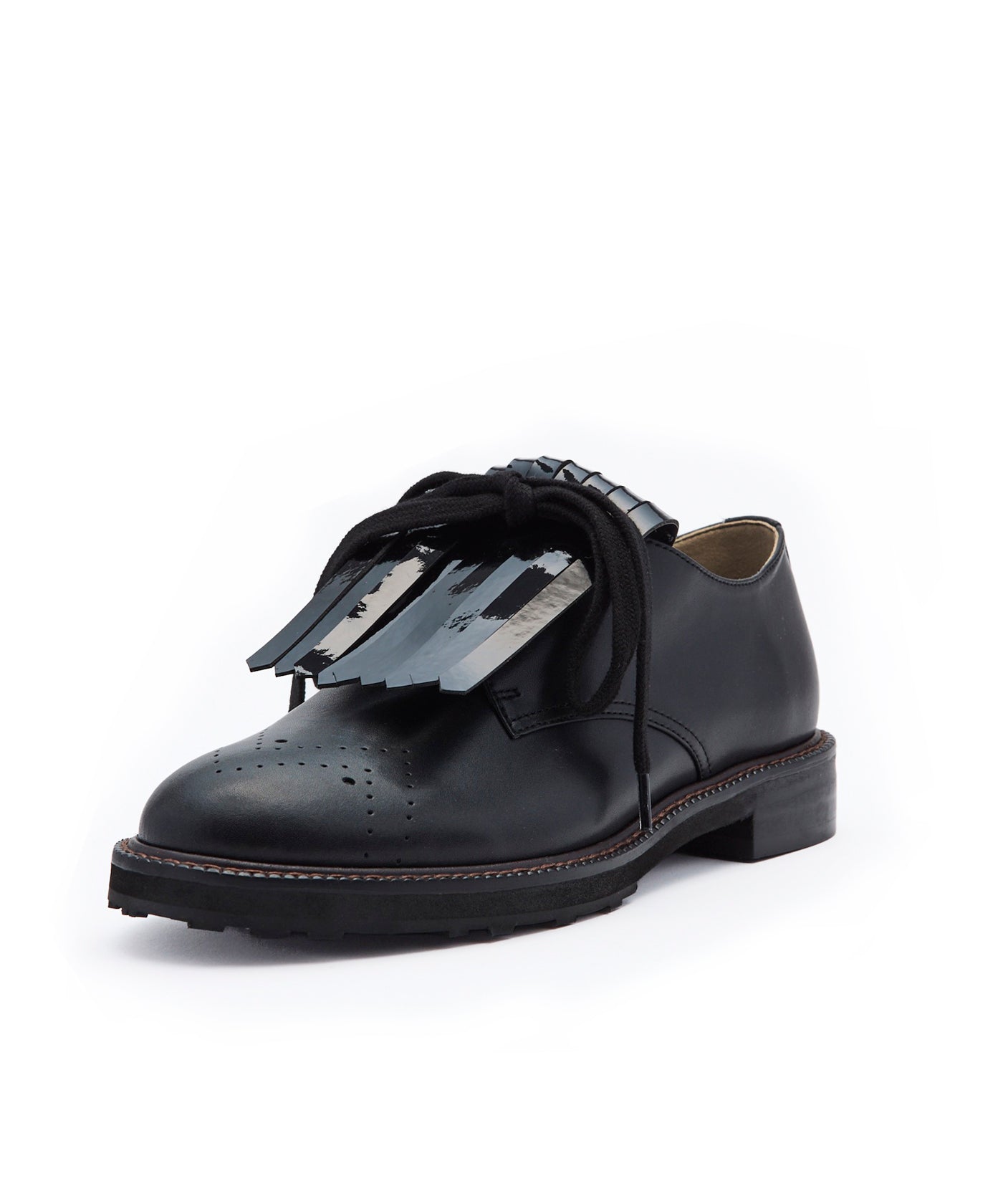 Tassel Lace-Up Oxford Shoes