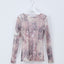 Original Print Mesh Long-Sleeve Top