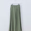 Gathered Cotton Flare Skirt