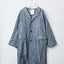 Chambray vintage crushed taffeta coat
