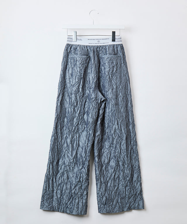 Chambray Vintage Crushed Taffeta Pants