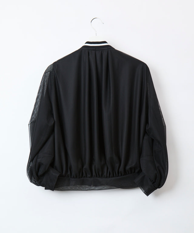 Tulle Layered Blouson