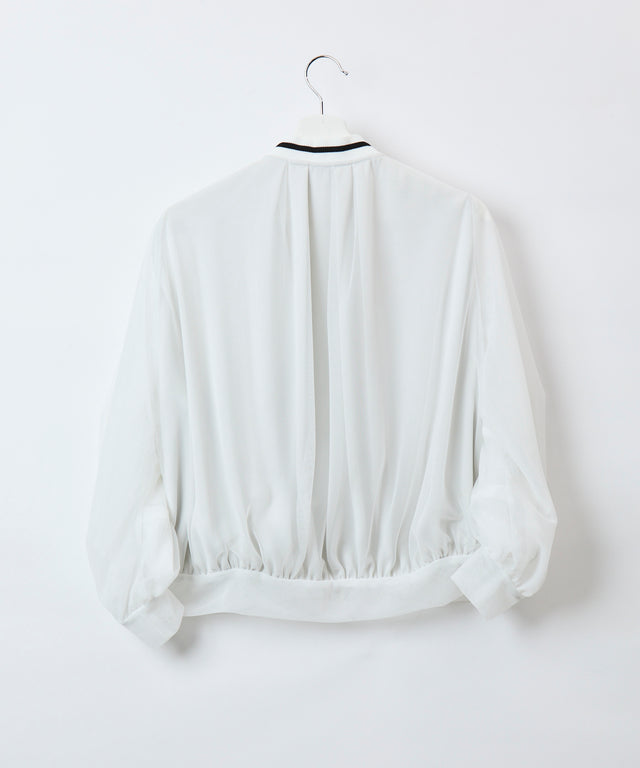 Tulle Layered Blouson
