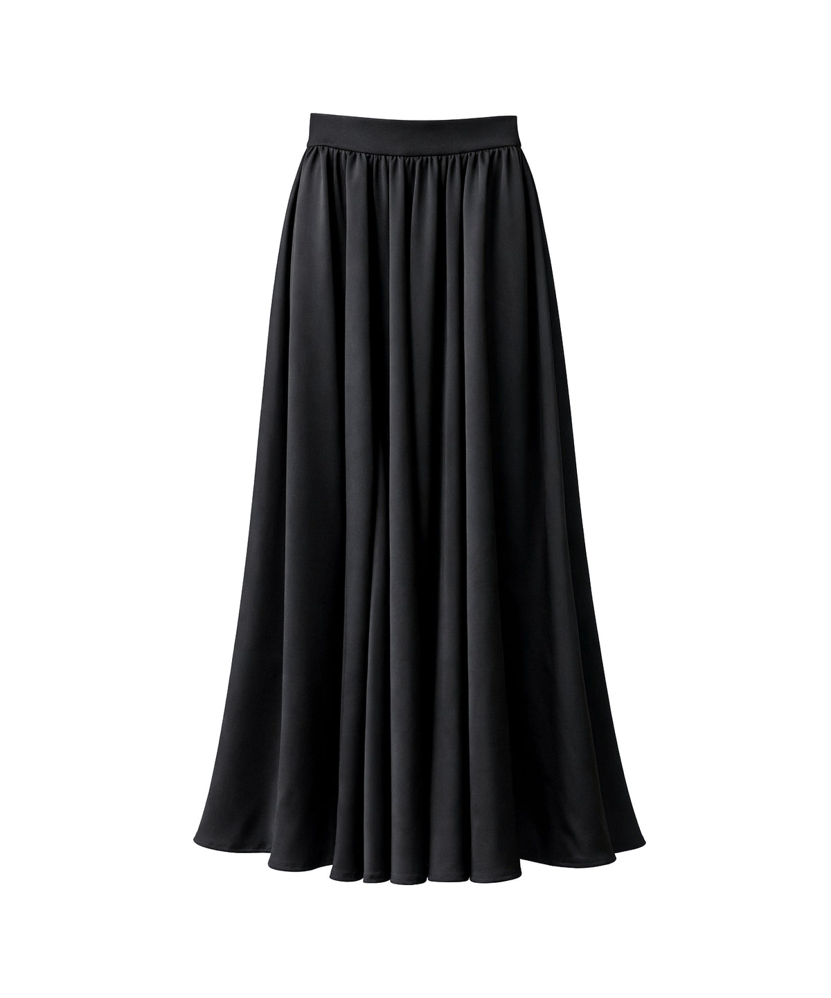Draped Midi Skirt