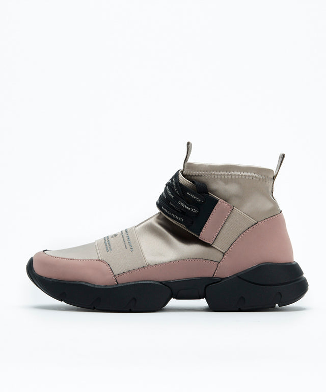 Futuristic High-Cut Sneakers