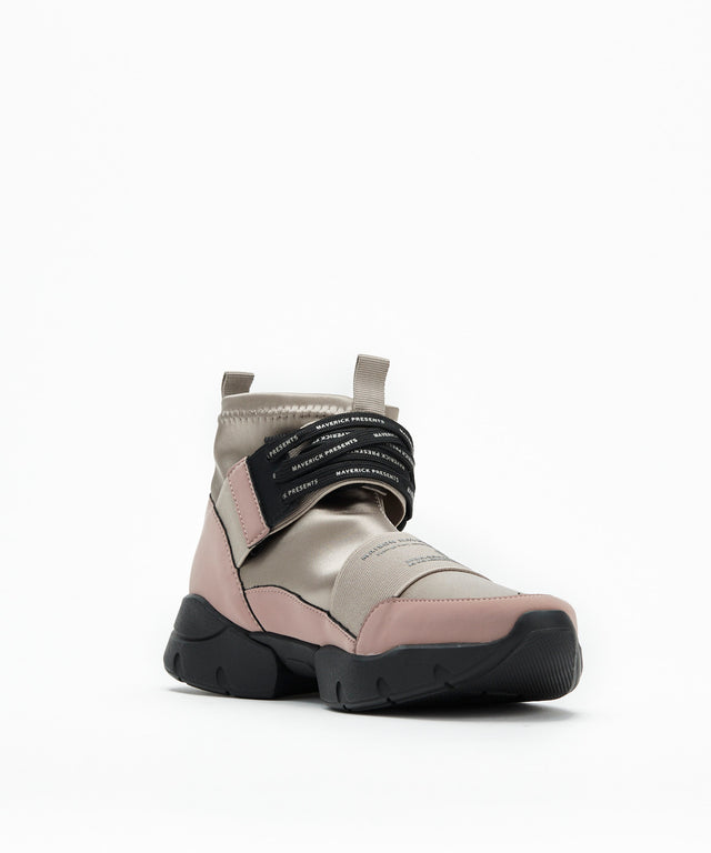Futuristic High-Cut Sneakers