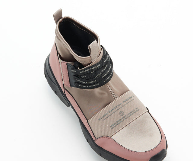 Futuristic High-Cut Sneakers