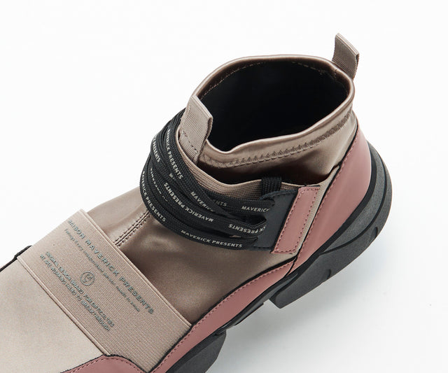 Futuristic High-Cut Sneakers
