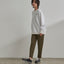 クロップドパンツ-khaki