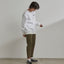 クロップドパンツ-khaki